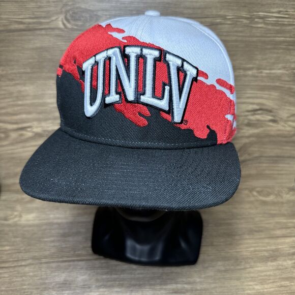 UNLV Runnin Rebels Mitchell & Ness Snapback Hat Las Vegas Nevada Rebels